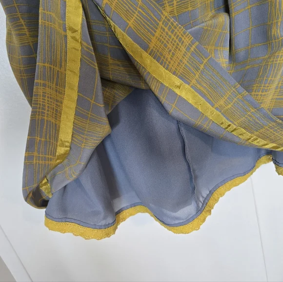 Anthropologie Maple Quilted Pastiche Maxi Dress. Size 2 - Picture 9 of 11